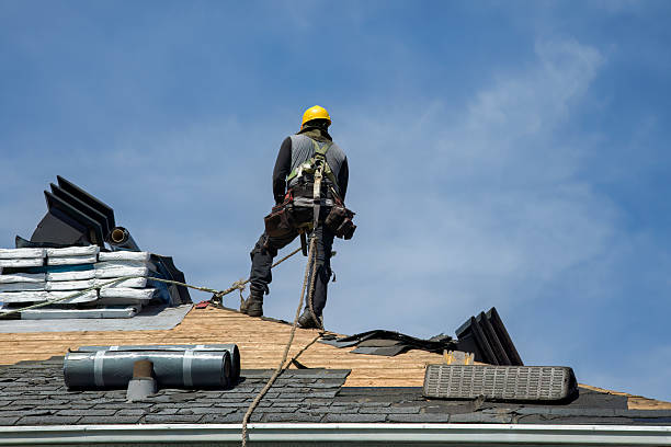 Professional Metal Roofing technician working in South Freeport, ME